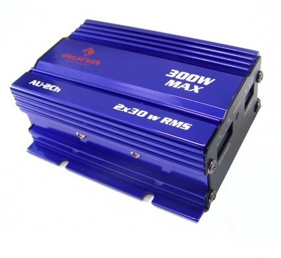 OneConcept Ampli Voiture Car Hifi 500 Watts Bleu