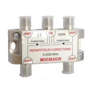 REPARTITEUR TV 4 SORTIES MICHAUD Q256