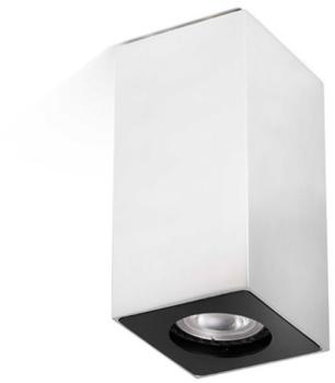 Plafonnier intérieur carré Squad 2 H13 cm - Blanc Plafonnier intérieur carré