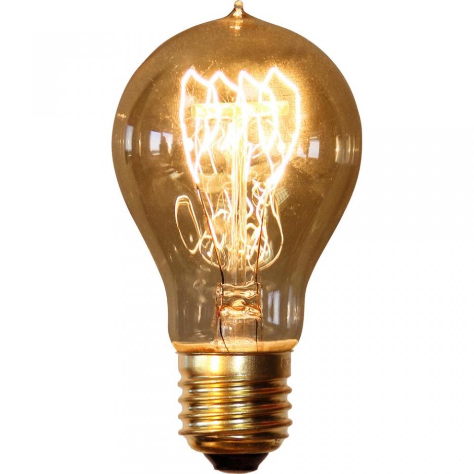 Ampoule Edison Quad à filaments Transparent