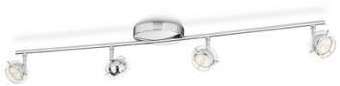 Barre spots LED Cypress L96 cm - Chrome Barre spots LED Cypress L96