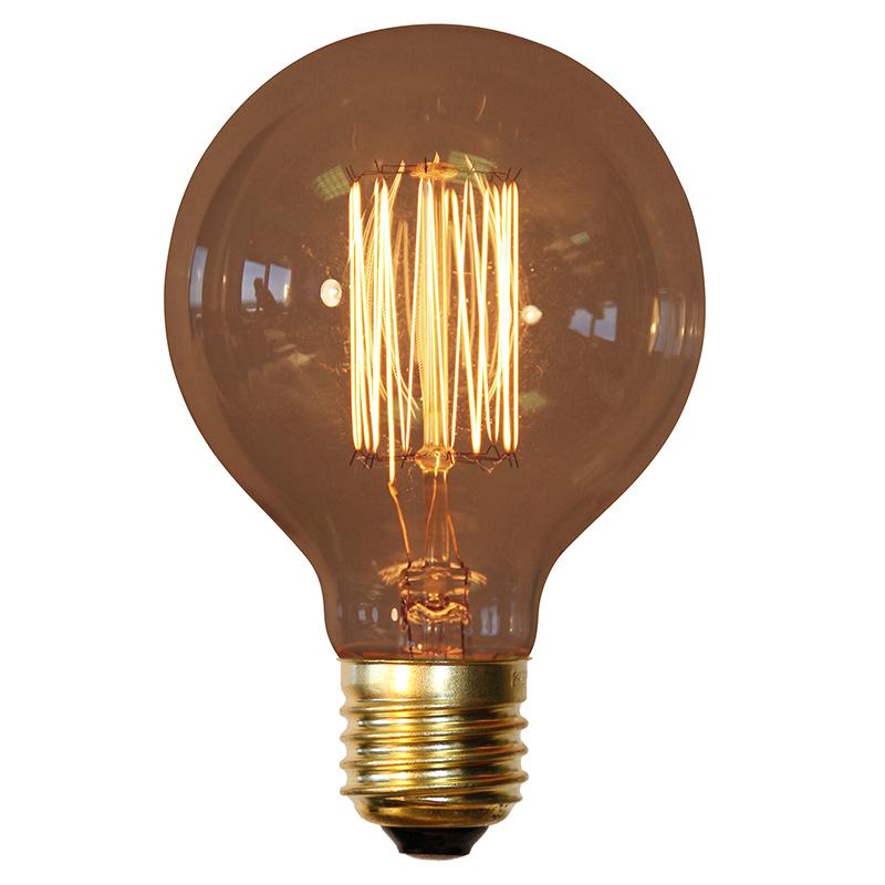 Ampoule Edison Cage à filaments multicolor