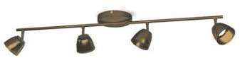 Barre spot bronze County LED L99 cm Barre spot bronze County LED