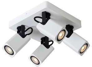 Plafonnier spots orientables Roax H16 cm - Blanc