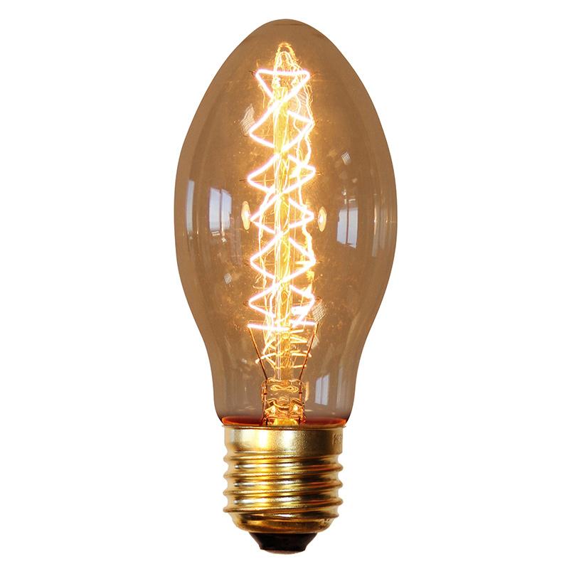 Ampoule Edison Candle à filaments multicolor