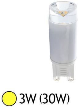 Ampoule Led 3W (30W) G9 230V Blanc chaud