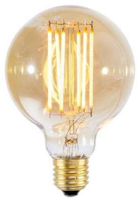 Ampoule Edison vintage à filament LED globe S