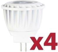 Lot de 4 spots à LED GU4 High Power - Blanc Lot de 4 spots à LED GU4 High