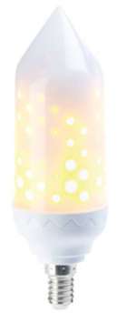 Ampoule LED effet flamme E14 5 W 304 lm Ampoule LED effet flamme E14