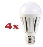 4x ampoule LED supra-puissante 12 W culot E27 blanc 4x ampoule LED supra-puissante