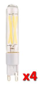 Ampoule G9 LED à filament blanc chaud 3 6 W 360 lm Ampoule G9 LED à filament
