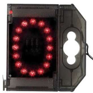 Chiffre lumineux à LED - 0 rouge Chiffre lumineux à LED - 0