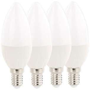 Lot de 4 ampoules bougie LED E14 480 lm 270 A - 6 W Lot de 4 ampoules bougie LED