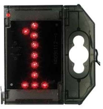 Chiffre lumineux à LED - 1 rouge Chiffre lumineux à LED - 1