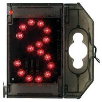 Chiffre lumineux à LED - 3 rouge Chiffre lumineux à LED - 3