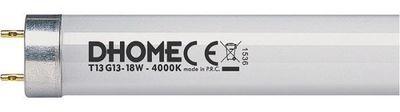 Tube fluorescent G13 - 18 W - 4000 K - Dhome