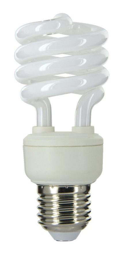 Lampe fluocompact spirale e27 15 w 799 lumen 45 x