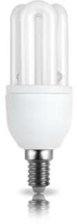 Lampe à économie d´énergie, Tube, dimmable, E14, 2