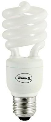 Ampoule fluo compacte 15W (80W) E27 Spirale Blanc