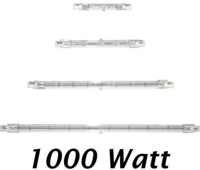 Tube halogène 1000 W R7s de 189 mm de long