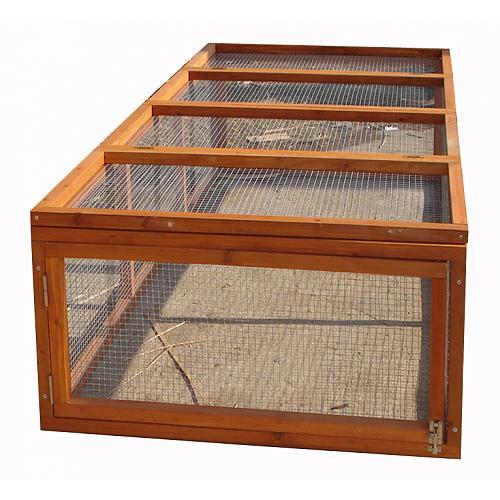 Clapier à lapins bois 1,8 x 0,9 m CL1809 HABRITA