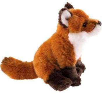 Peluche Renard assis 20 cm