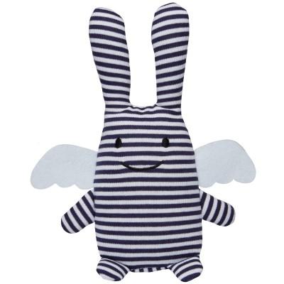 Peluche Ange lapin marinière (18 cm)