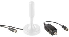 Antenne d intérieur active TNT TNT 2 UHD 13 cm 30 dB Antenne d intérieur active