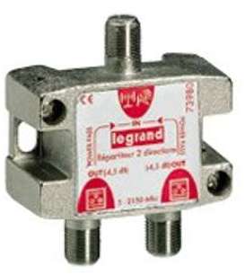 LEGRAND - Répartiteur hertzien-satellite 2 sorties LEGRAND - Répartiteur hertzien-satellite