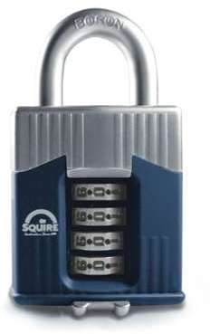 Cadenas de sécurité à code 45 mm SQUIRE WARRIOR COMBI Cadenas de sécurité à code