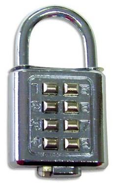 Cadenas à combinaison digitale en métal Safetool 8 Cadenas à combinaison digitale