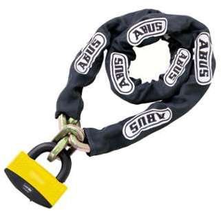 Pack Chaine sra et cadenas homologué Abus Minu U 111 Pack Chaine sra et cadenas