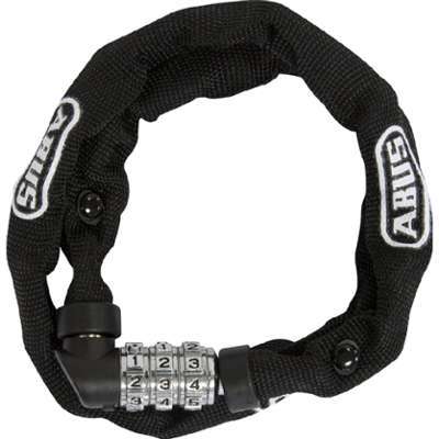 ABUS Chaîne antivol vélo 1200/110, web noir