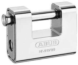 Cadenas ABUS FRANCE - 92 rectangulaire blindé 80 mm Cadenas ABUS FRANCE - 92 rectangulaire