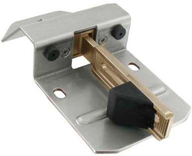 Sabot de portail automatique Tirard tôle inox finition Sabot de portail automatique