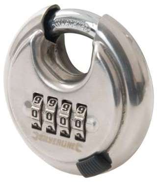 Cadenas à code 4 chiffre en acier inoxydable - SIL