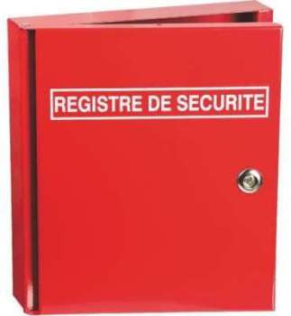 Coffret pour registre de sécurité - Sélection Cazabox Coffret pour registre de sécurité