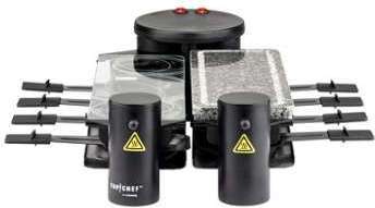 TOP CHEF TOPC926 RACLETTE 4 EN 1 CONVIVIAL DESIGN TOP CHEF TOPC926 RACLETTE