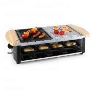 Klarstein Grill raclette avec pierre et broches 8 personnes Klarstein Grill raclette avec