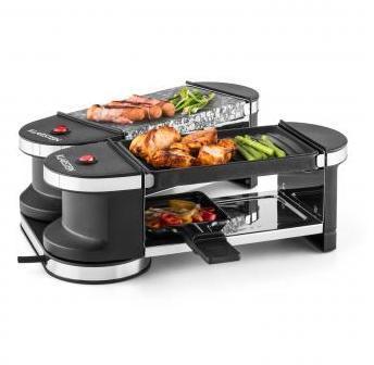 Klarstein Tenderloin Minigrill- raclette 600W 360 1 Klarstein Tenderloin Minigrill-