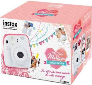 FUJI Kit Mariage Pack Instax Mini 9 Blanc FUJI Kit Mariage Pack Instax