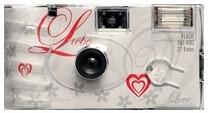 1 Appareil photo jetable LOVE blanc avec Flash 27