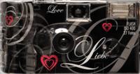 1 Appareil photo jetable LOVE noir avec Flash 27 p