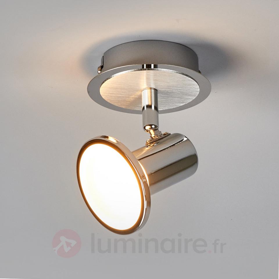 Spot LED moderne Charley, chromé