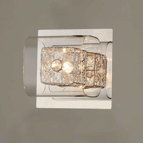 Applique murale design chrome verre - Collection C