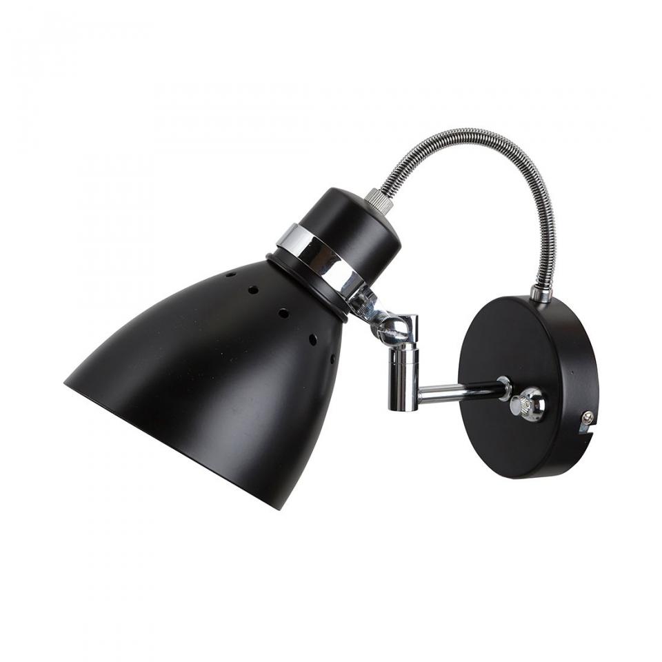 Applique murale Spring - 1 ampoule Noir