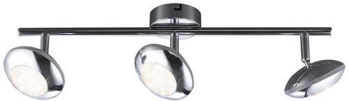 Applique 3 spots Ufo Led - 48 x 14 cm - Metal chro
