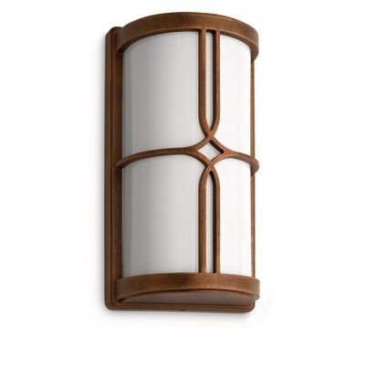 Applique extérieur déco Nectar IP44 H26 cm - Bronz
