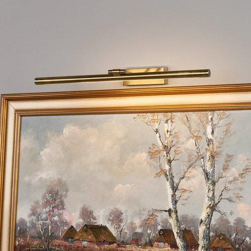Applique tableau LED Merte en laiton ancien - LAMP