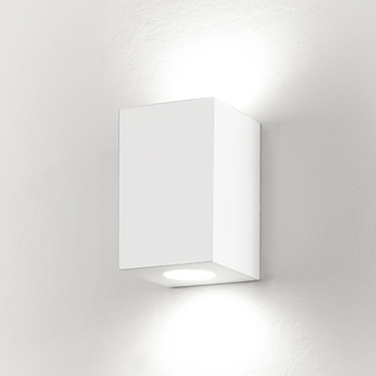 Applique murale LED Kansas - Aluminium Blanc 24 am